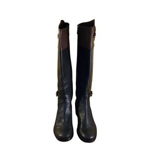 Michael Kors Color Block Leather Riding Boots Woman’s SZ 7.5